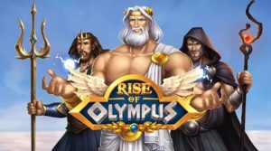 Logo de la tragamonedas Rise of Olympus